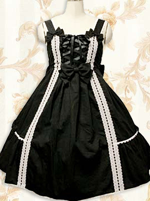 Black Lace Dress  Sleeves on Cheapest Pink Bows Ruffles Cotton Sweet Lolita Dress