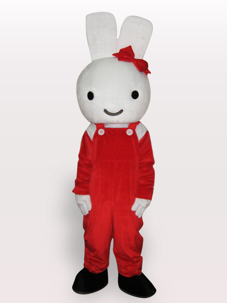 Diese Rote Kaninchen Erwachsenen Maskottchen Kostüm macht Sie ...