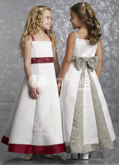 Dress Shoes Girls on Picking White Flower Girl Dresses For Little Angel All About Dresses