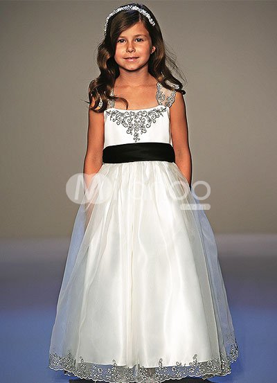 Girls Dresses Size on Navy Organza Flower Girl Dress Size 4 10 Flower Girl Dresses