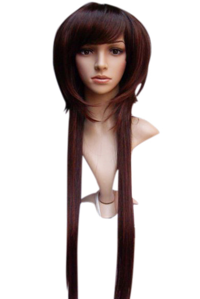 Women's Brown 65cm Long Wig