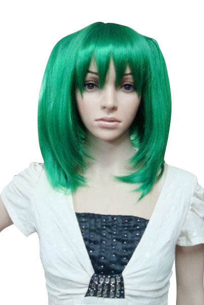 Women's Green 32cm Short Fashion Wig