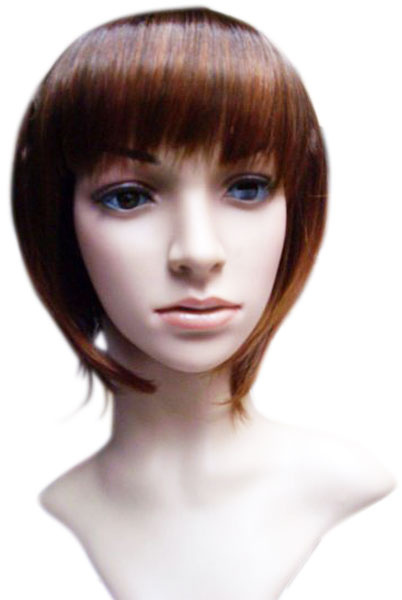 Women's Tan 24cm Short Straight Wig