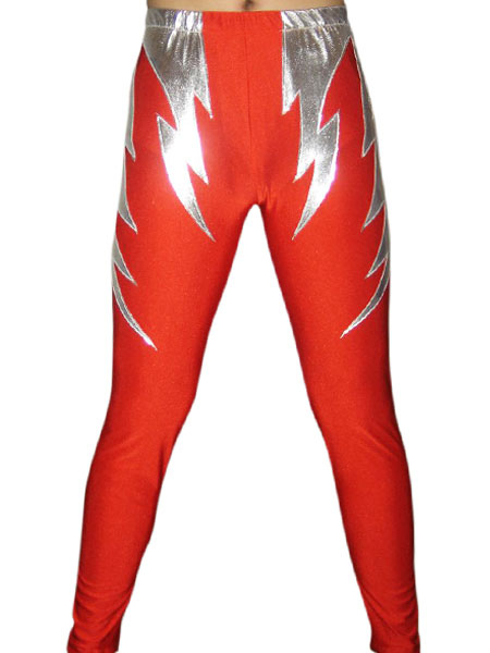 Red Silver Spandex Pants Red Silver Spandex Pants