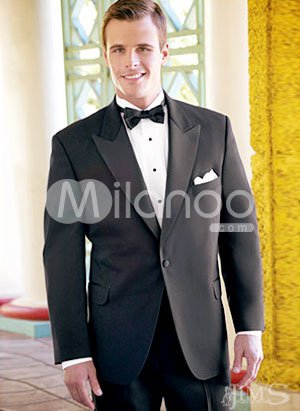 Formal One Button Worsted Men 39s Wedding Suit