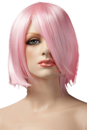 Pink Women's 45cm Short Fashion Wig