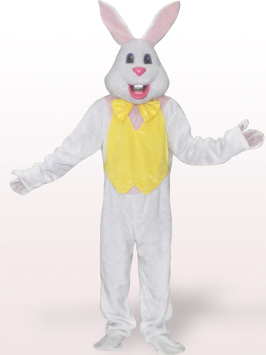 Easter Rabbit Plush Adult Mascot Costume