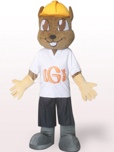 Smart Squirrel Plush Adult Mascot Costume