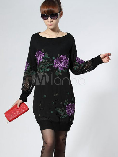 Long Sleeve Black Knit Dresses - Compare Prices, Reviews and Buy
