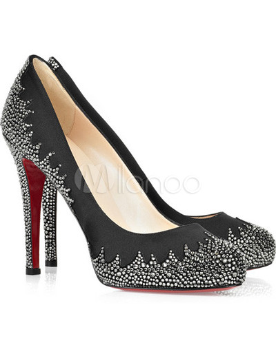 High Heels Shoes   on Fashion Black Gorgeous 4 7 10   High Heel Shoes   Milanoo Com