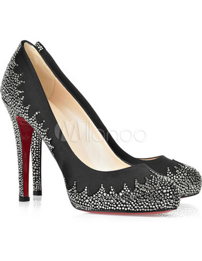 High Heels Shoes on Fashion Black Gorgeous 4 7 10 High Heel Shoes Milanoo Com