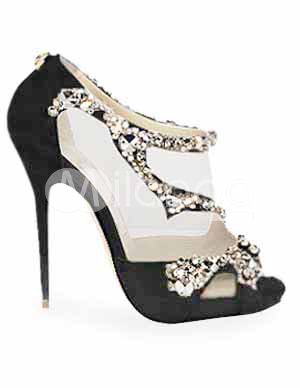 Romantic%20Black%20Transparent%204%207/10%20High%20Heel%204/5%20Platform%20Peep%20Toe%20Suede%20Fashion%20Shoes