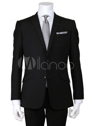 Best Black Single Breasted DoubleButton Wool Groom Wedding Tuxedo USD11099 Best Black Single Breasted DoubleButton Wool Groom Wedding Tuxedo USD11099