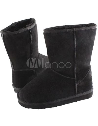 Cheap Fashion Accessories  Women on Black Women Fashion Snow Boots   Milanoo Com