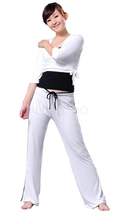 Cute Workout Clothes Women on Cute Beige Long Sleeves Lycra Women S Yoga Clothes Milanoo Com