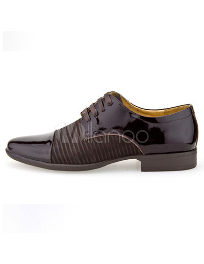 Mens Brown Dress Shoes on Aokang Brown Pointed Toe Lace Tie Matching Cowhide Mens Dress Shoes