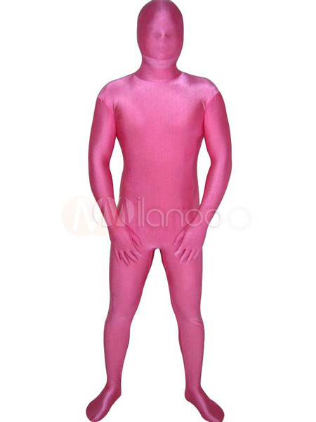 Pink Red Lycra Spandex UnisexZentai Suit