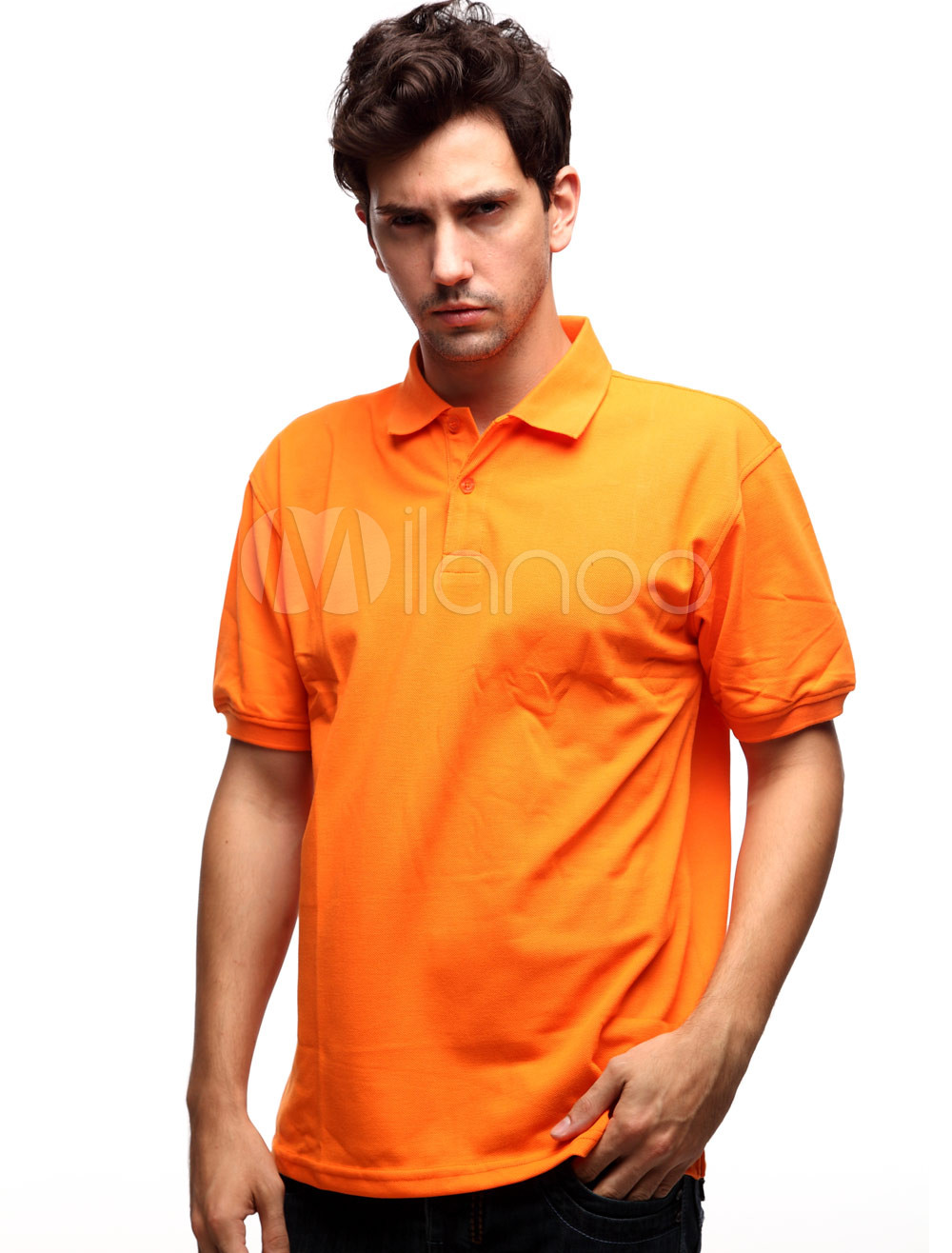 Short Sleeves Mens Polo Shirt (Men\\'s Clothing Flash Sale) photo