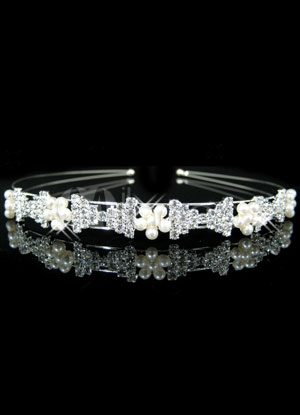 Gorgeous Silver Alloy Rhinestone Wedding Bridal Tiara
