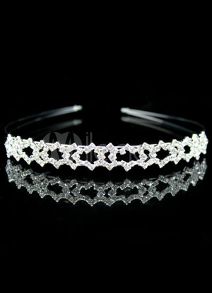 Gorgeous Silver Alloy Rhinestone Wedding Bridal Tiara