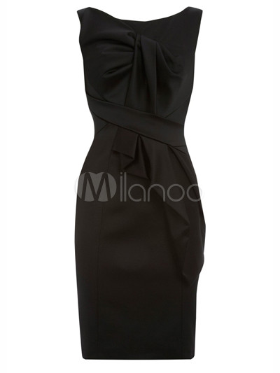Fashion Feminine Black Acetate Polyester Fibre Womens Corset Dress