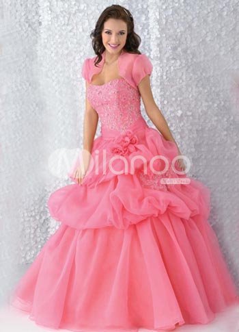 Sweet Pink Soft Tulle Floor Length Princess Prom Dress
