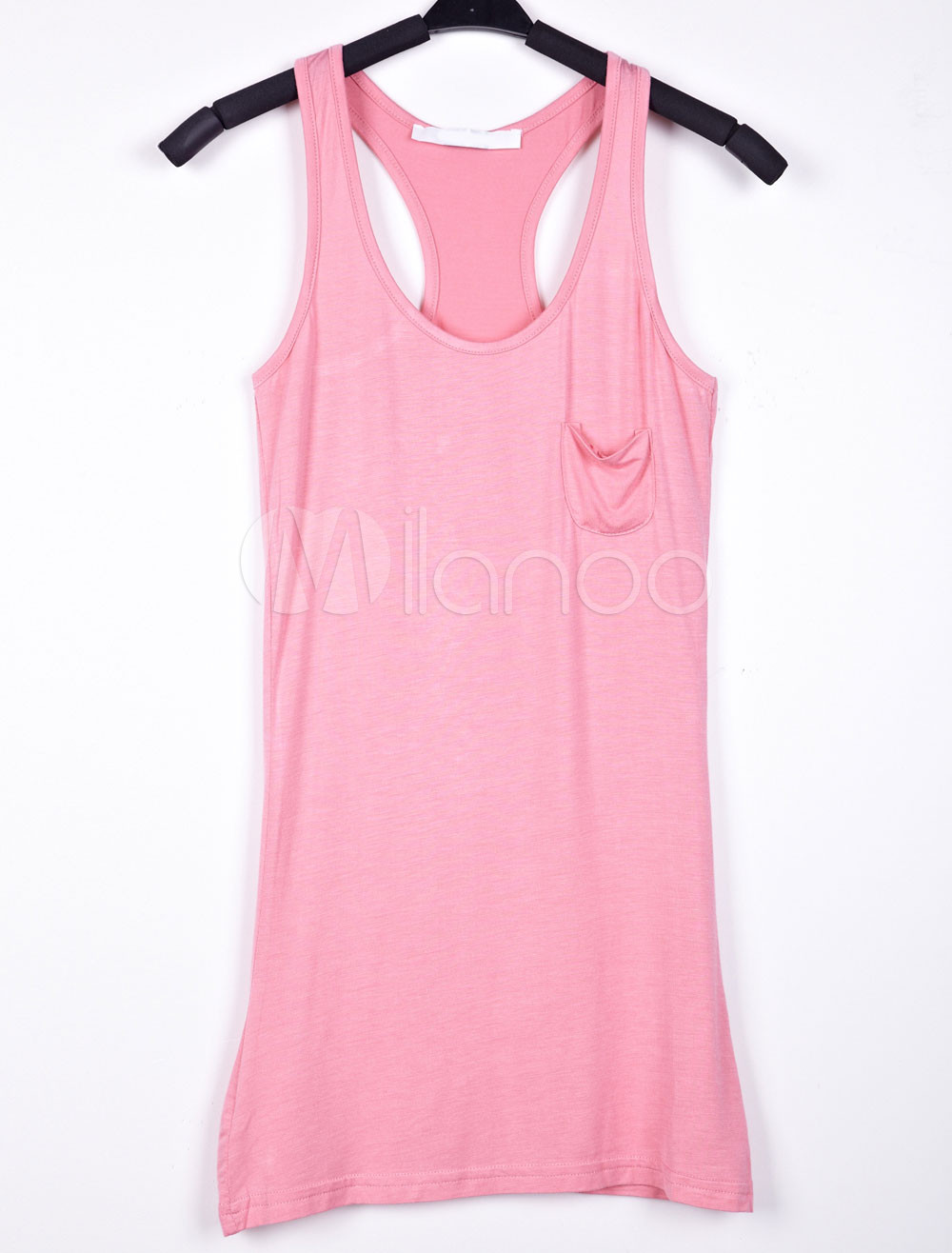 Glamorous Pink 65% Cotton 35% Polyester Womens Camisole
