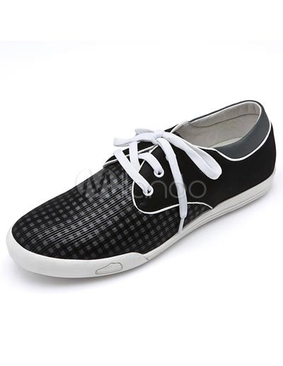 Casual Mens Fashion Shoes on Fashion Black Calfskin Mens Casual Shoes   Milanoo Com