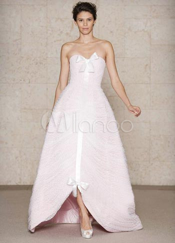 Pink Net Beautiful Women Wedding Dress