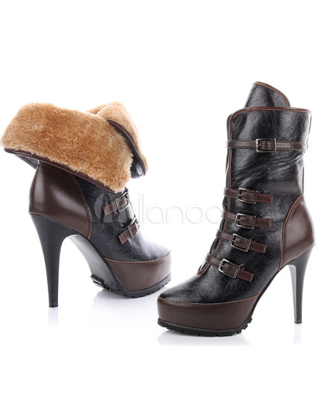 costume bleu foncé chaussure marron