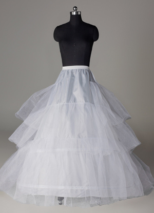 White 90cm Lining Net Tail Bridal Wedding Petticoat White 90cm Lining Net Tail Bridal Wedding Petticoat
