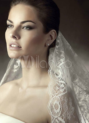 White 150*150cm Lace Bridal Wedding Veil