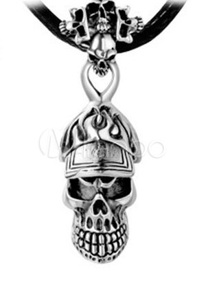 Halloween Skull Head Thailand Silver Pendant Halloween Skull Head Thailand Silver Pendant