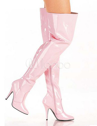 Wide Width High Heel Shoes on Beautiful Pink 5 1 10   High Heel Fashion Shoes   Milanoo Com