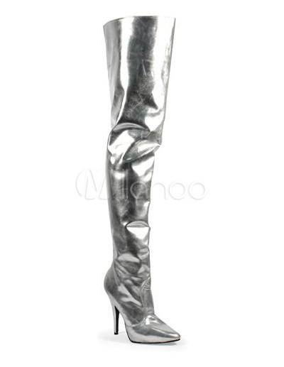 Silver  Heel Dress Shoes on Beautiful Silver 5 1 10    High Heel Fashion Shoes