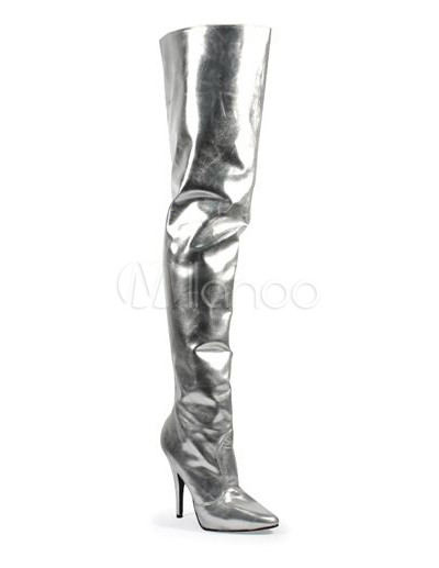 Silver Heel Dress Shoes on Beautiful Silver 5 1 10 High Heel Fashion Shoes