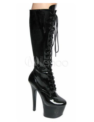 High Fashion Heels on Tacco Alto Nero 6 7   10    Moda Scarpe Gorgeous   Milanoo Com