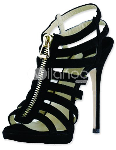 Black%204%207/10%20High%20Heel%20Sheep%20Suede%20Fashion%20Sandals
