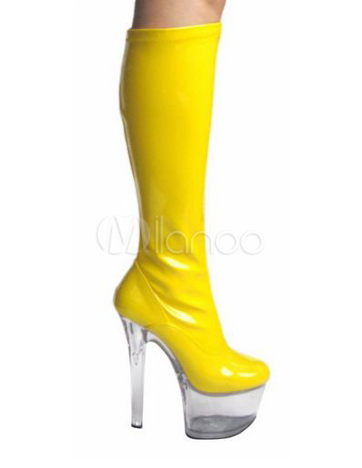 High Fashion Heels on Fabulous Jaune 6 10 7   L  V      Chaussures Mode Talon   Milanoo