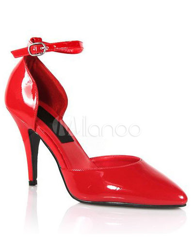 Fashion Footwear Stores on Red 4 High Heel Pu Fashion Shoes