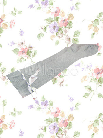 Lovely Gray Cotton Lolita Knee Stock Lovely Gray Cotton Lolita Knee Stock
