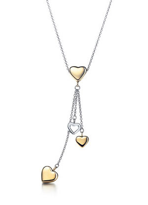 Lovely 925 Silver Heart Necklace For Women