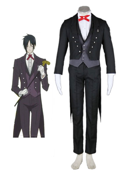 Black Butler Roame Sebastian Cosplay Costume steampunk buy now online