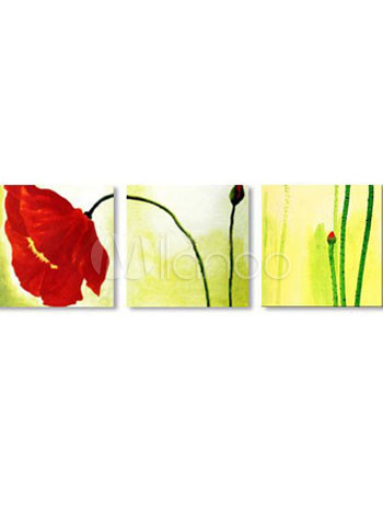 Attractive Canvas60*60cm*3 Hand-made Rimless Oil Flower Painting Attractive Canvas60*60cm*3 Hand-made Rimless Oil Flower Painting