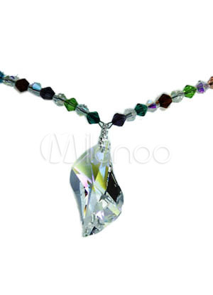 Fashion Me The Heart Of The Ocean Swarovski Crystal Necklace Sterling Silver