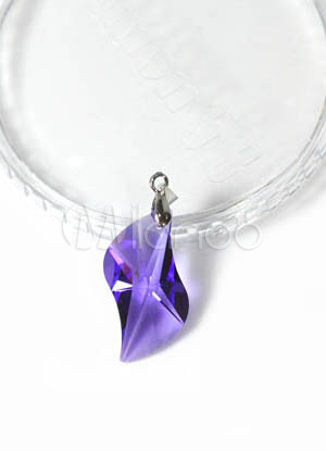 Fashion Me The Heart Of The Ocean Swarovski Crystal Necklace Sterling Silver