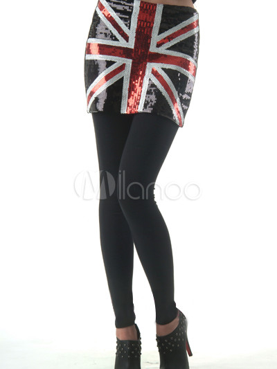 Thai Fashion Clothing Wholesale on Fashion Union Jack Pattern Polyester Spandex Womens Leggings