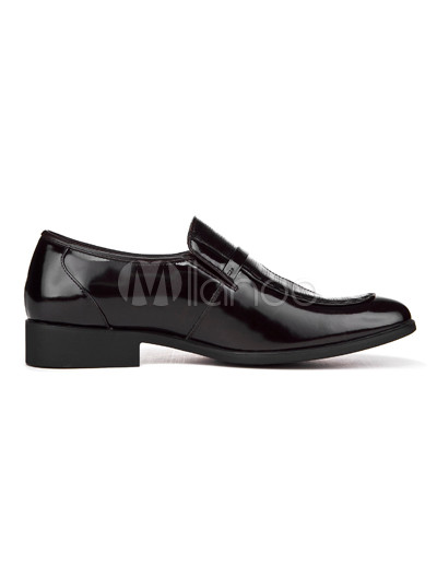 Dress Shoes on Claret Pointed Toe Cowhide And Pigskin Mens Dress Shoes Milanoo Com