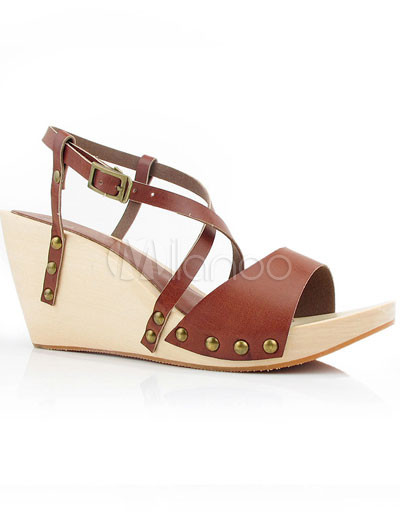 Comfortable Womens Sandals on Comfortable Cow Leather 2 2 5   High 4 5   Platform Womens Wedge