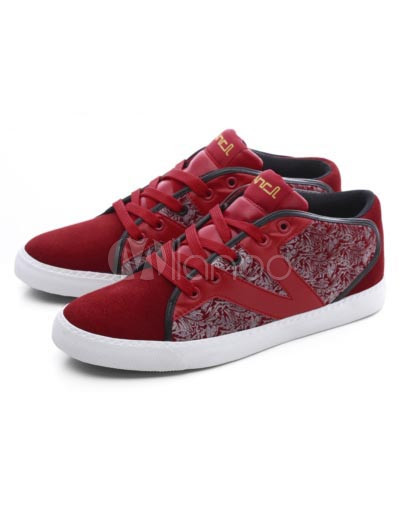 Leather Laces  Shoes on Enfriar Cuero Rojo Sueco Cordones Varios Zapatos Para Hombres